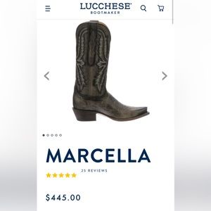 Lucchase Marcella boot in anthracite great condition